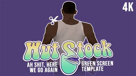 Wut Stock: Ah Shit, Here We Go Again [4K][Green Screen].